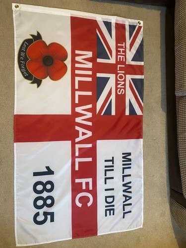 Millwall flag 3ft 2ft - millwall,