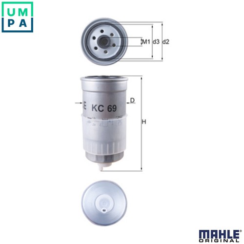 Fuel filter for - for, vw