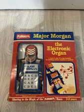 Vintage 1987 Boxed Playskool Major Morgan Rare Complete And Working