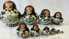 10 pc Russian Hand Painted