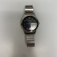 Timex Indiglo WR 50M CR 2016 Cell Men's Metal Electronic Watch ~ 6in diameter