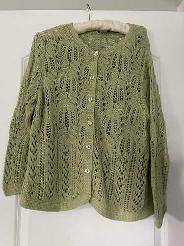 Tommy bahama green crochet - tommy,