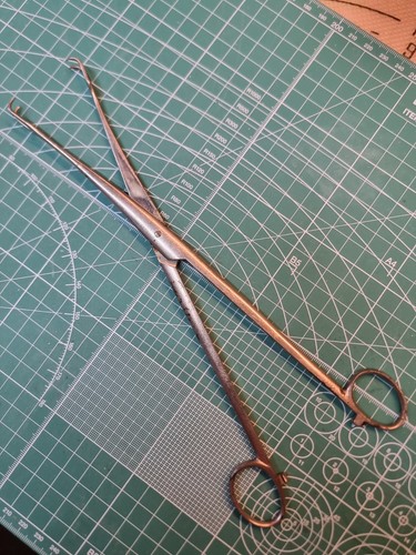 Medical instrument curved - medical, instrument: