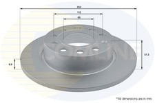 Brake Disc Rear Front Fits