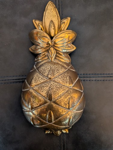 Door knocker brass pineapple - door,