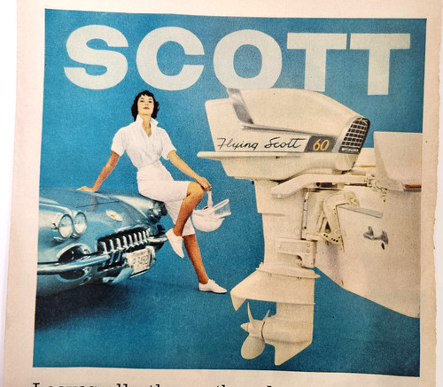 Flying scott outboard - scott, boat