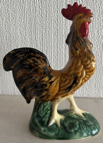 Vintage ceramic cockerel - vintage,