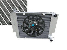 Aluminum Radiator + Fan For
