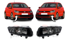 FOR VW POLO GTI 09-14, POLO R-LINE 14-17 FRONT BUMPER FOGLIGHT LAMP PAIR SET