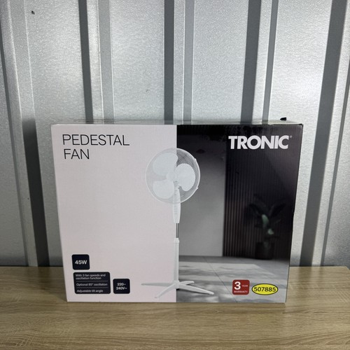 Tronic white pedestal fan - tronic,