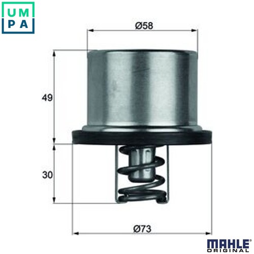 Thermostat coolant thd 86 - coolant,