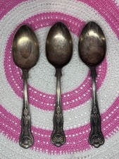 THREE SILVER PLATED KINGS