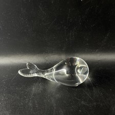 Wedgwood Clear Glass Whale
