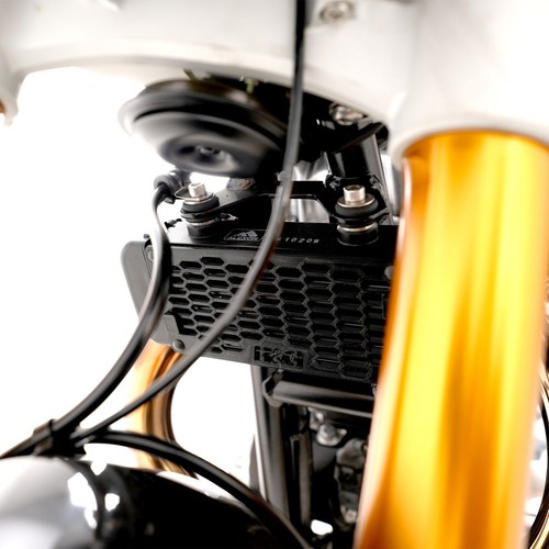 Racing black oil cooler - racing,