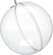 Clear Fillable Plastic Bauble