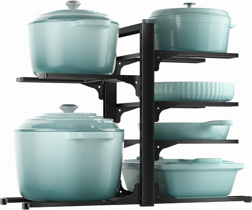 Pots and pans organizer rack - pots,