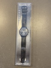 1991 Vintage Swatch Watch Wall Street SCB106 Chrono Boxed W/ New Battery