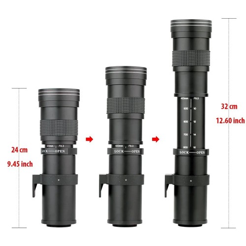 420 800mm 16 - 420–800mm, f8.3–16