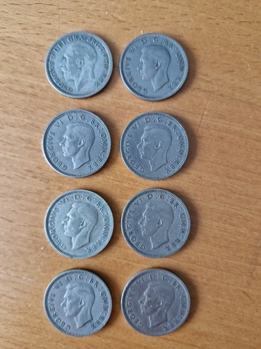 One shilling coins - uk,
