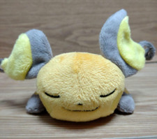 Pokemon Center Original Raichu Kuttari Plush Doll Toy Sleep Ver.