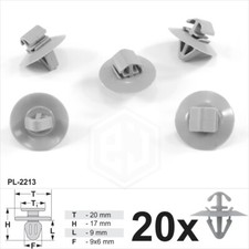 20x Side Door Moulding Side