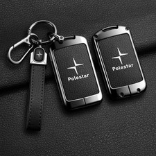 Leather Car Smart Key Fob Case