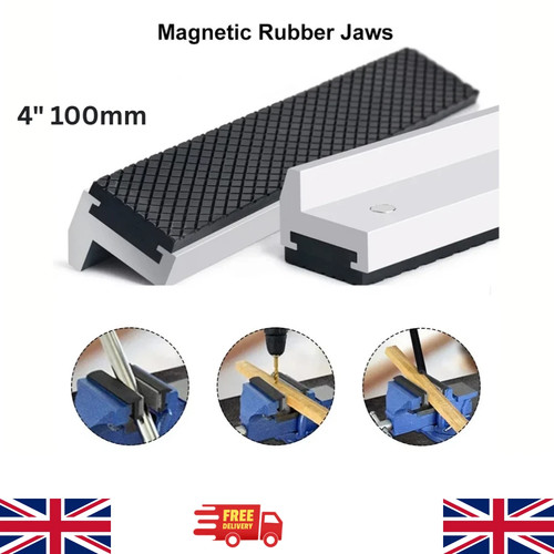Magnetic vice jaws - magnetic, pair
