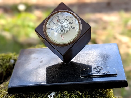 Vintage ussr desk thermometer - ussr,