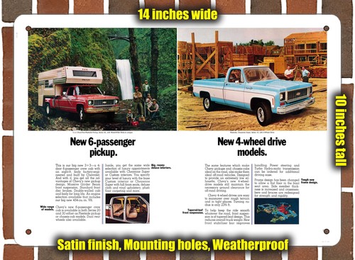 Metal sign 1973 - -,