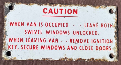 Rare enamel sign mounted a - mounted,