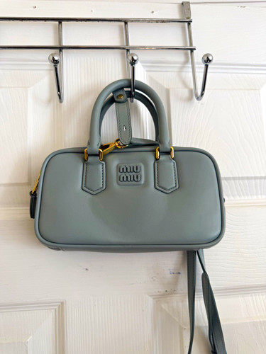 Miu blue leather - miu, small
