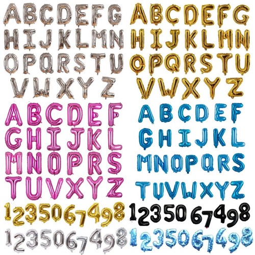 Inch foil balloons number - inch,