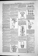 Old Print 1882 American