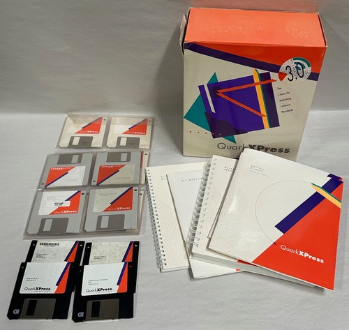 Lot vintage quarkxpress - of,