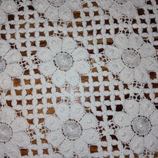 Vintage cotton Crochet  Table
