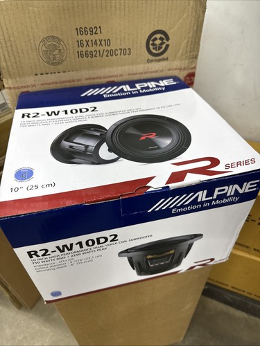 Alpine w10d2 inch 750w - r2-w10d2,