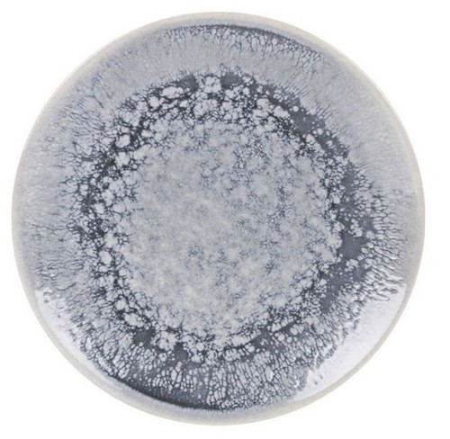 Embossed stoneware dessert - embossed,