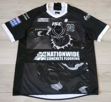 Hull FC Rugby Super League Marvel Black Panther Shirt 2018 - ISC XL Jersey Top