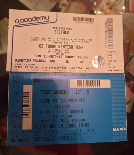 Seether concert tickets - seether, x