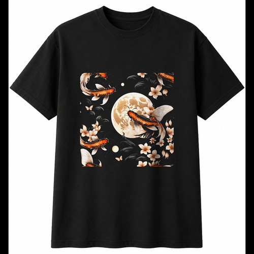 Koi butterfly moonlight - butterfly, in