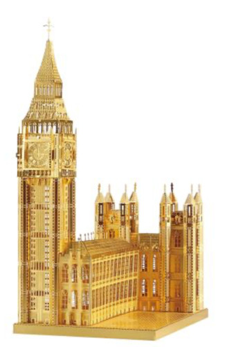 Big ben gold metal puzzle - ben,