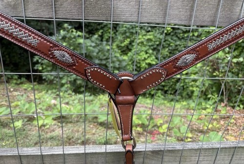 Rawhide accent shell tooled - shell,