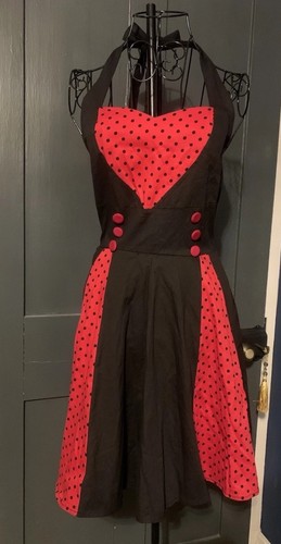 Vintage style red - style, polka