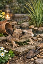 Frog Garden Ornament Realistic