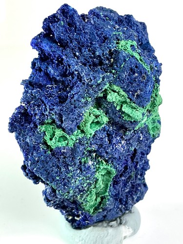 Azurite with malachite - azurite,
