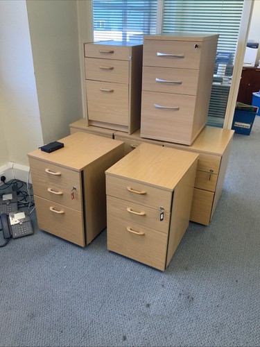 Three draw under desk - under,