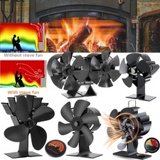 Stove Fan for Wood Burners & Multi Fuel Gas Stoves Small 4-12 Blade Eco-Friendly