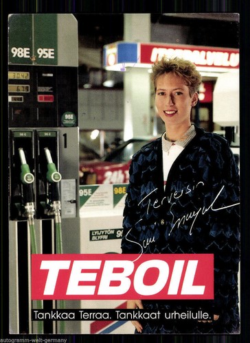 Sari essayah autograph card - essayah,
