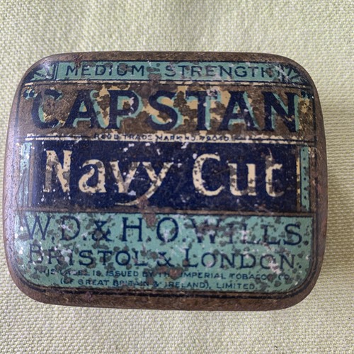 Capstan navy cut tobacco - cut, tin