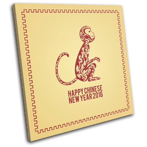 Chinese new year monkey - new,